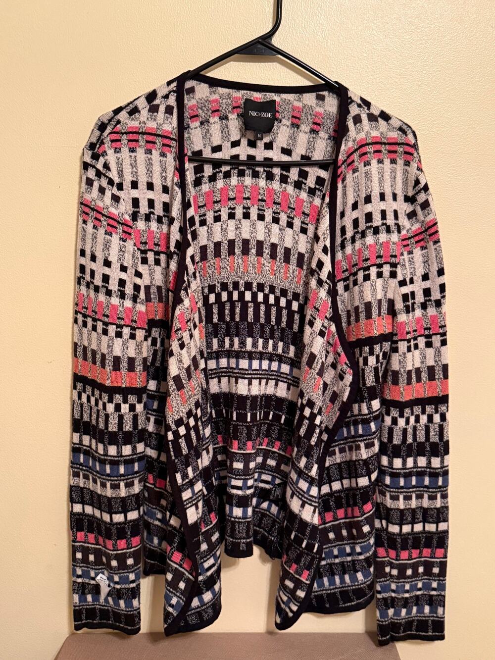 NIC & ZOE Women’sCardigan Sweater Open Front Lightweight Knit size med